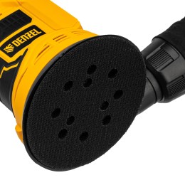 Denzel Машина шлифовальная эксцентриковая аккумуляторная COS-125-0, 18В Li-Ion 28471