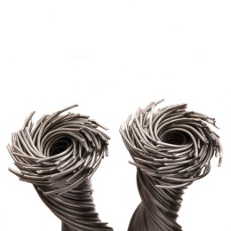 Denzel Щетка для УШМ, 100 мм, "Тарелка", крученая нержавеющая проволока 0.5 мм, М14 746093