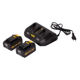 Denzel Кусторез аккумуляторный RBC510-36, Li-ion, 36 В, 4 Ач, нож 510 мм, поворотная ручка 59410