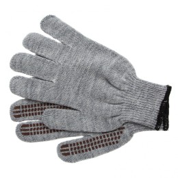 Сибртех Перчатки трикотажные, акрил, ПВХ гель, "Протектор", серое мулине, оверлок Россия 68664