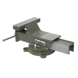 Сибртех Тиски слесарные, 150 мм, стальные, поворотные 18620