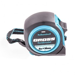 Gross Рулетка Komfortabel 5 м х 25 мм,обрезиненный корпус 32562