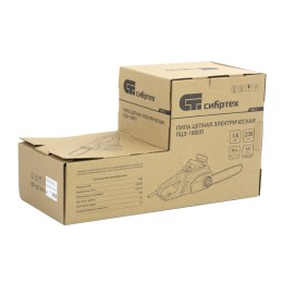 Сибртех Пила цепная электрическая ПЦЭ-1800П с поперечным двигателем, 1.8 кВт, 14'' (35 см) 95612