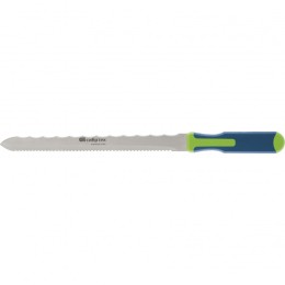 Сибртех Нож для резки теплоизоляционных панелей, 2-стороннее лезвие, обрезиненная рукоятка, 420 мм, лезвие 280 мм 79027