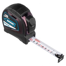 Gross Рулетка "Doppelhaken",10 м x 25 мм,двухсторонний зацеп,Нейлон,двусторонняя шкала,автоматическая фиксация 31126