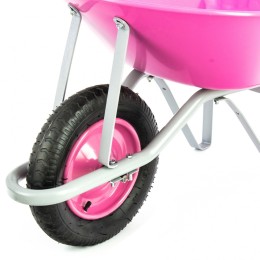 Palisad Тачка садовая, грузоподъемность 160 кг, объем 78 л Pink Line 689695