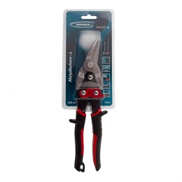 Gross Ножницы по металлу "Piranha", 250 мм, прямой и левый рез, сталь СrMo, двухкомпонентные рукоятки 78321