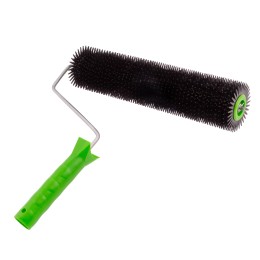 Сибртех Валик игольчатый для наливных полов с ручкой, острая игла, 300 мм// 81111