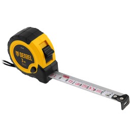 Denzel Рулетка 3м х 16мм, двухкомп. корпус, кнопка-пауза// 31541