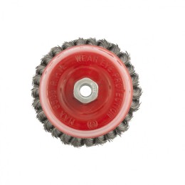 Matrix Щетка для УШМ, 125 мм, М14, "чашка", крученая проволока 0.35 мм 74617