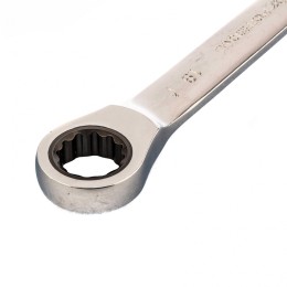 Matrix Ключ накидной трещоточный, 17 х 19 мм, CrV, зеркальный хром 14515