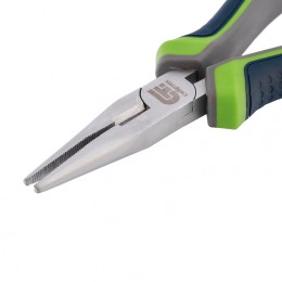 Сибртех Длинногубцы прямые, 160 мм, трехкомпонентные рукоятки 17113