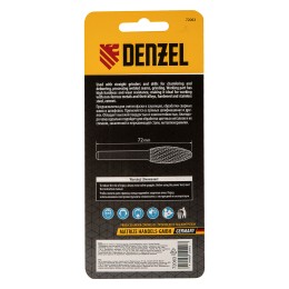 Denzel Борфреза по металлу твердосплавная, элипсообразная, тип-H, 12 мм// 72063