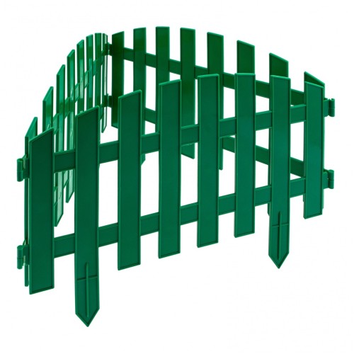 Забор декоративный Винтаж, 28 х 300 см, зеленый, Россия, Palisad 65012