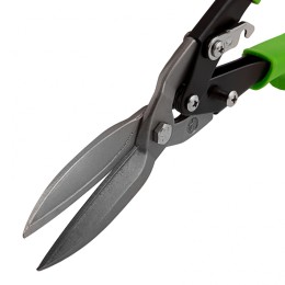 СИБРТЕХ Ножницы по металлу, удлиненные, 285 мм, пряморежущие, двухкомпонентные обрезиненные рукоятки 78339