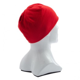 Сибртех Шапка из флиса для взрослых, размер 56-57, красная 68801