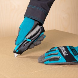 Gross Нож ремонтно-монтажный, трехкомпонентная рукоятка, автовыброс, возврат лезвия, пистолетного типа, 170 мм, 5 запасных лезвий 78870