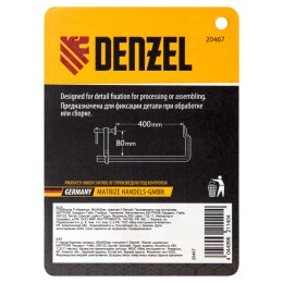 Denzel Струбцина F-образная, 80x400мм, кованая 20467