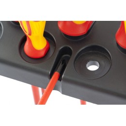 Gross Набор отверток диэлектрических до 1000 В, 8 шт, тестер, CrMo, двухкомпонентные рукоятки 12950