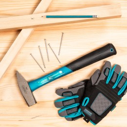 Gross Молоток слесарный, 800 г, квадратный боек, фибергласовая обрезиненная рукоятка 10278