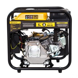 Denzel Генератор инверторный GT-3500iF, 3.5 кВт, 230 В, бак 5 л, открытый корпус, ручной старт 94705