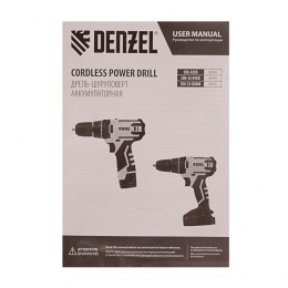 Denzel Дрель-шуруповерт аккумуляторная CDL-12-01CB, Li-Ion, 12 В, 1 акк.// 26104