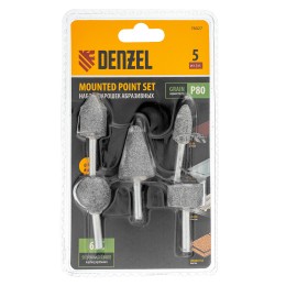 Denzel Набор шарошек для дрели (ПШМ), 5 шт 76027