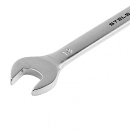 Stels Ключ комбинированный, 18 мм, CrV, матовый хром 15223