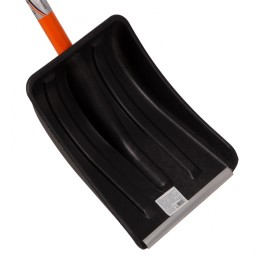 Stels Лопата для уборки снега пластиковая, 275 х 345 х 890 мм, стальной черенок, Россия, 61586