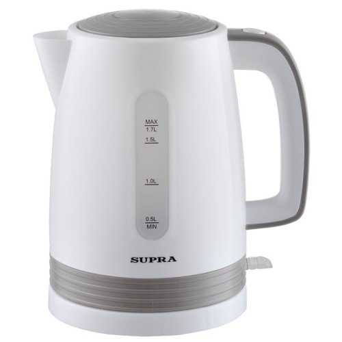 Электрический чайник Supra KES 1723 white/grey