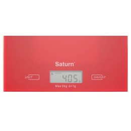 SATURN Весы кухонные ST KS 7810 red