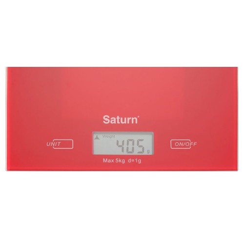 Весы кухонные Saturn ST KS 7810 red