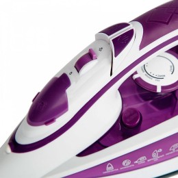 DELTA Утюг 2200W LUX DL 352 белый с фиолетовым