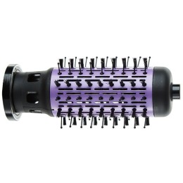 DELTA Фен-расческа 1000W LUX DL 0443 R черный с фиолетовым