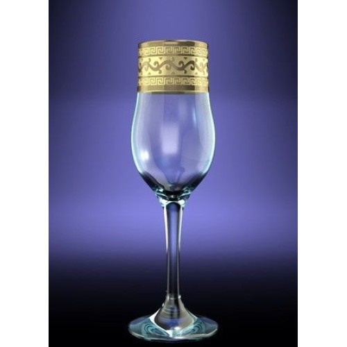 Набор бокалов для шампанского ГУСЬ ХРУСТАЛЬНЫЙ Версаче 200мл. EAV08-160