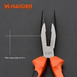 HARDEN Профессиональные длинноносые плоскогубцы 8 560202