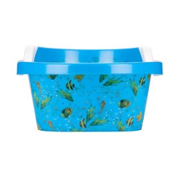 АЛЬТЕРНАТИВА Ванночка детская Рыбки синий М6508