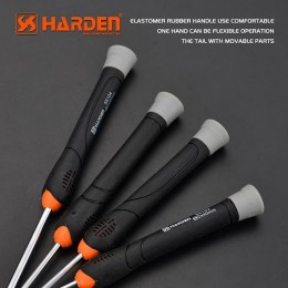 HARDEN Профессиональная шлицевая отвертка для точных работ 1.4х50мм 550101
