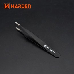 HARDEN Пинцет профессиональный скругленный 120мм 660211