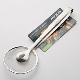 WEBBER Шумовка-щипцы для фритюра 28 см BE 7351