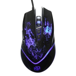 OKLICK Мышь 888G, игровая, оптическая, проводная, USB, черный 1103513