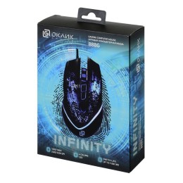 OKLICK Мышь 888G, игровая, оптическая, проводная, USB, черный 1103513