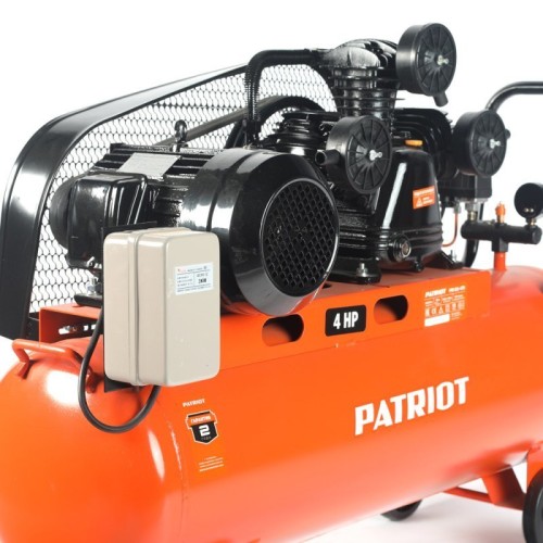 Компрессор Patriot PTR 100-670 3 кВт,380 В ременной