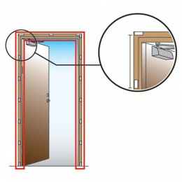 УЮТОМАНИЯ Сетка антимоскитная универсальная 100x220см с магнитными замками УТ 4000 бежевая