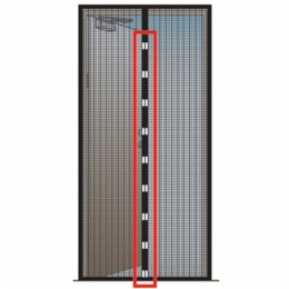 УЮТОМАНИЯ Сетка антимоскитная универсальная 100x220см с магнитными замками УТ 4000 бежевая