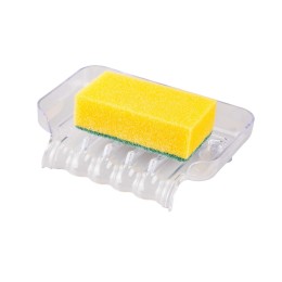 АЛЬТЕРНАТИВА Мыльница со сливом М 6675 прозрачный