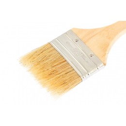 SPARTA Кисть плоская Slimline 2,5 (63 мм), натуральная щетина, деревянная ручка 824355