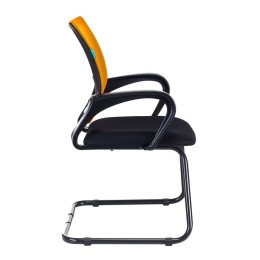 Бюрократ Кресло CH-695N-AV/OR/TW-11 на полозьях оранжевый TW-38-3 сиденье черный TW-11 1183802