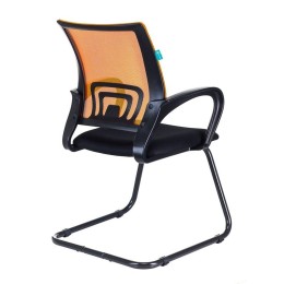 Бюрократ Кресло CH-695N-AV/OR/TW-11 на полозьях оранжевый TW-38-3 сиденье черный TW-11 1183802