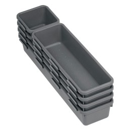 М-ПЛАСТИКА Набор лотков №1 М 1617 графит